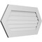 Ekena Millwork Half Round Surface Mount PVC Gable Vent: Functional, w/ 3-1/2"W x 1"P Standard Frame, 40"W x 20"H GVPHR40X2001SF - alternate 4